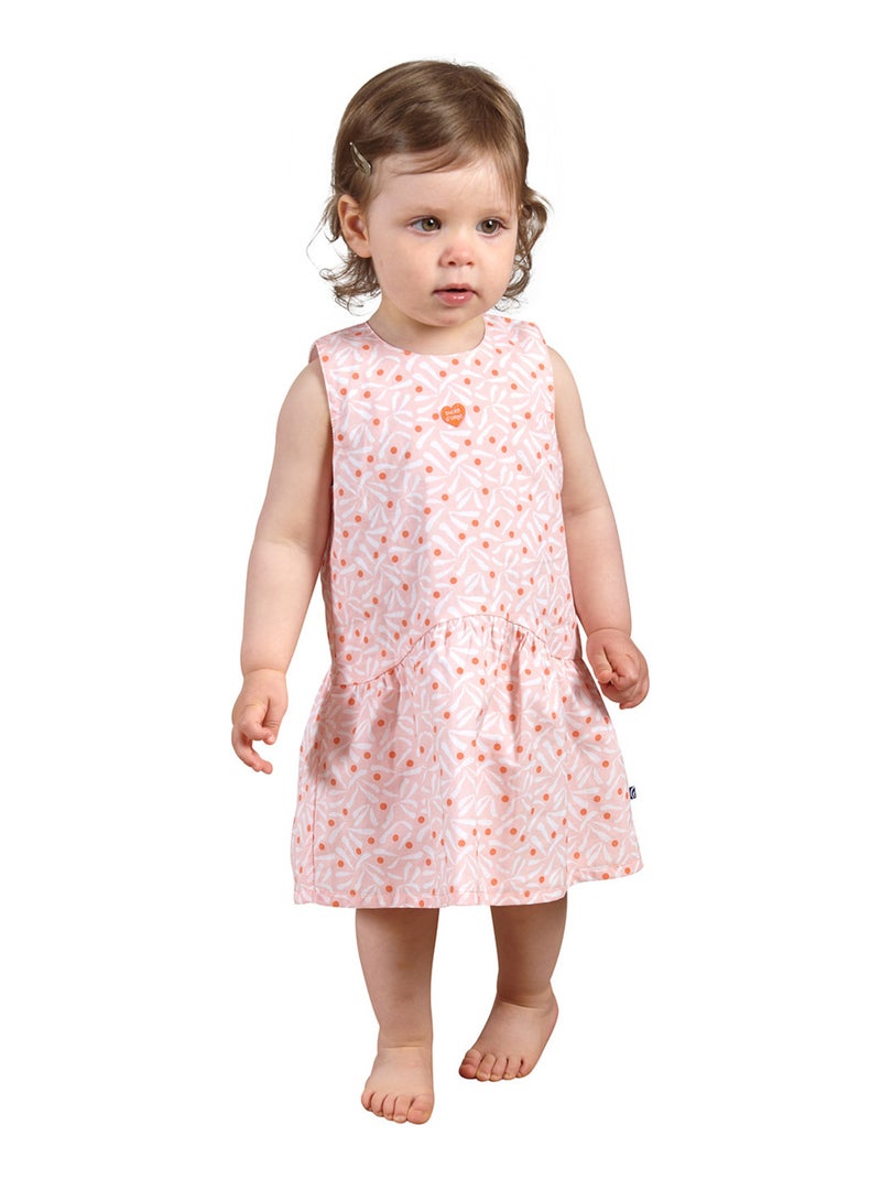 ROBE LAURA VOILE SANS MANCHES BEBE Blanc - Kiabi