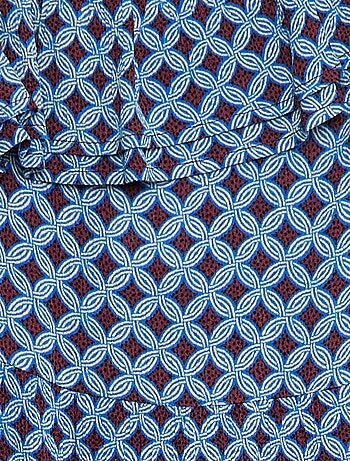 Robe légère à bretelles et volants uni