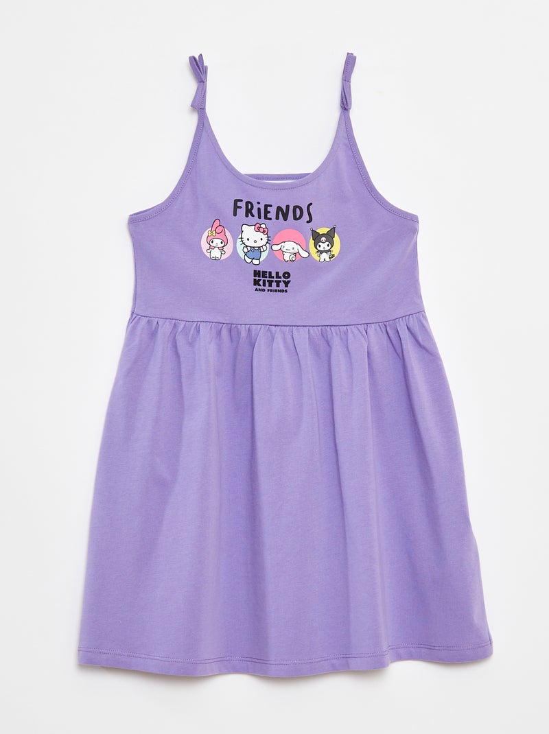 Robe Courte Robe Violette H&m Robe Légère à Imprimé 'Hello