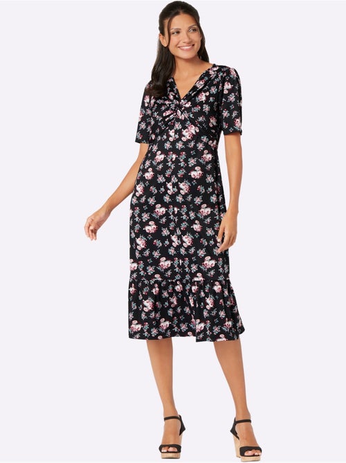 Robe Légère Drapé Raffiné - Taille Standard - Moda Vilona - Kiabi