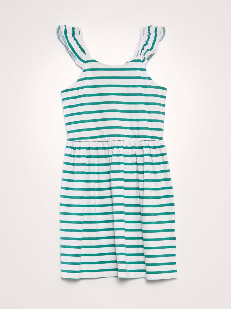 Robe légère imprimée VERT - Kiabi