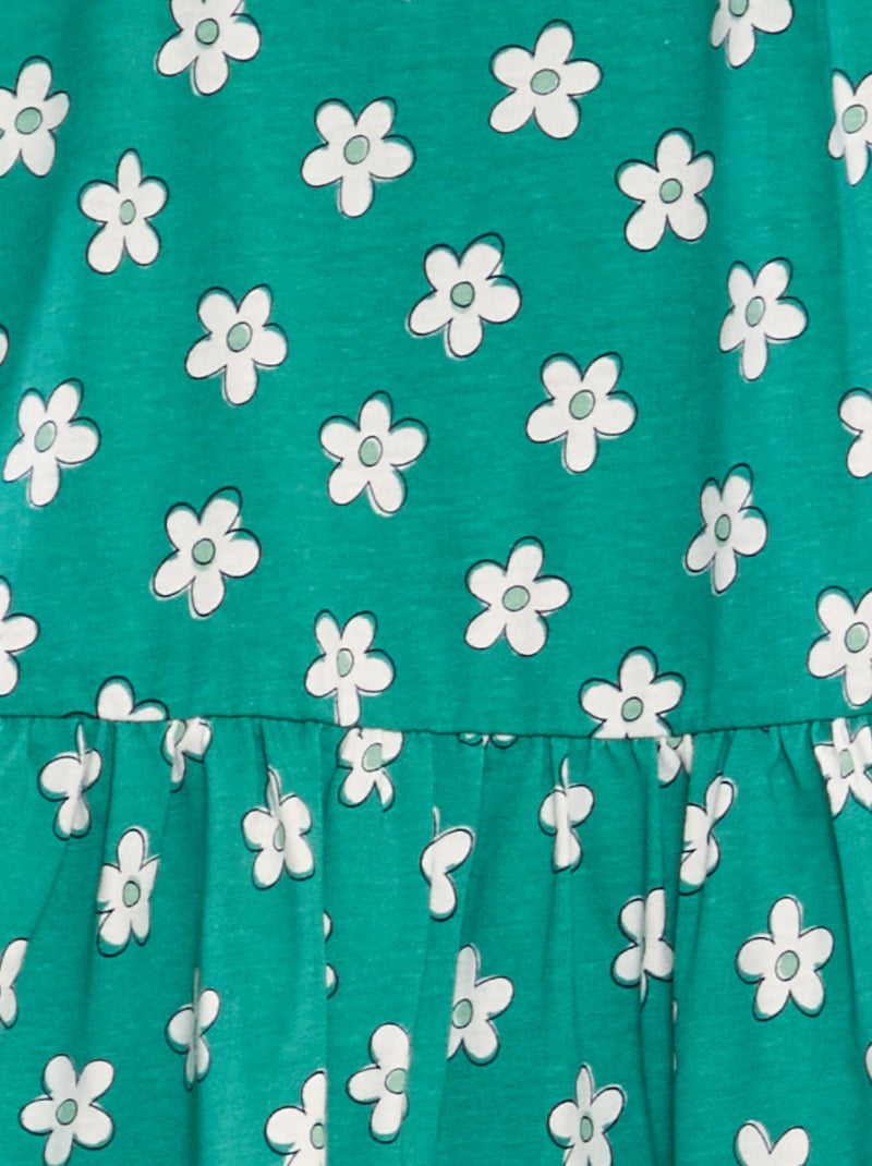 Robe légère imprimée VERT - Kiabi