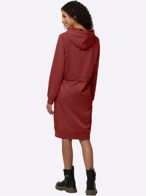 Robe Légère Mélange De Matières Tendance - Taille Standard - Helline - Kiabi