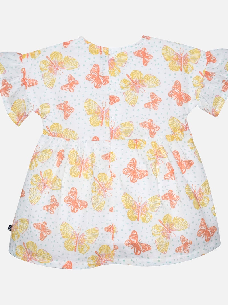 ROBE LEGGING BANDEAU GISELE VOILE BEBE Blanc - Kiabi
