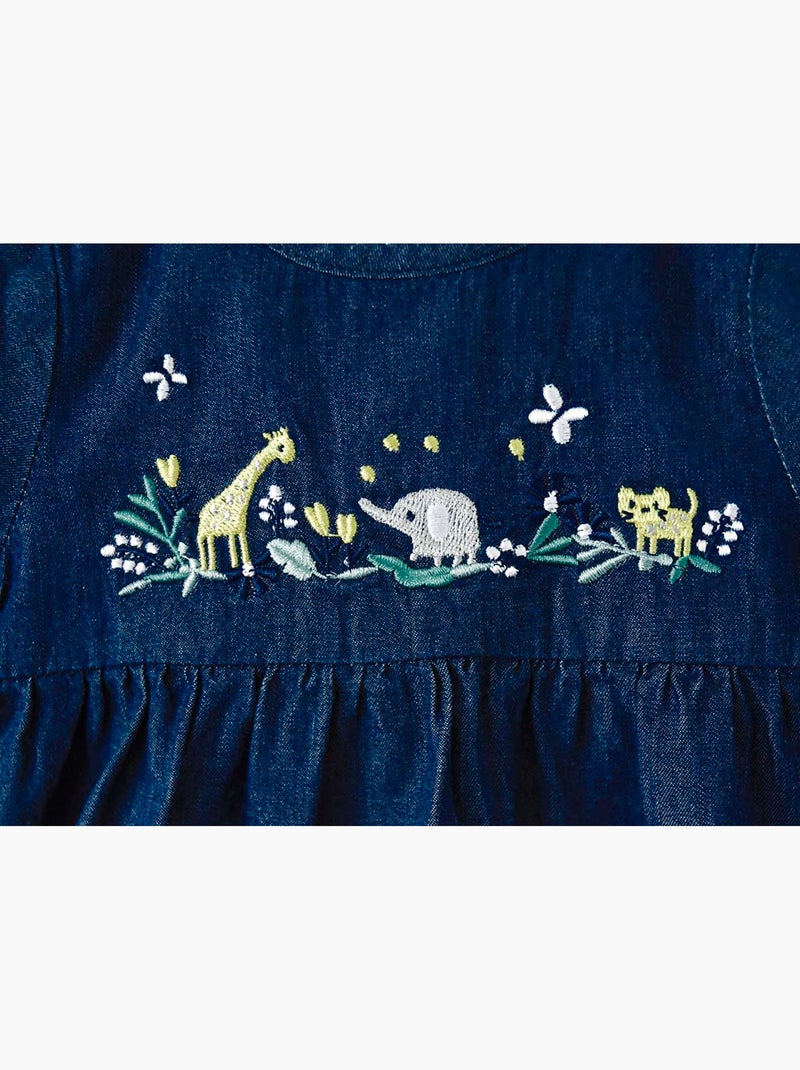 ROBE + LEGGING COURT CLEMENCE Bleu - Kiabi