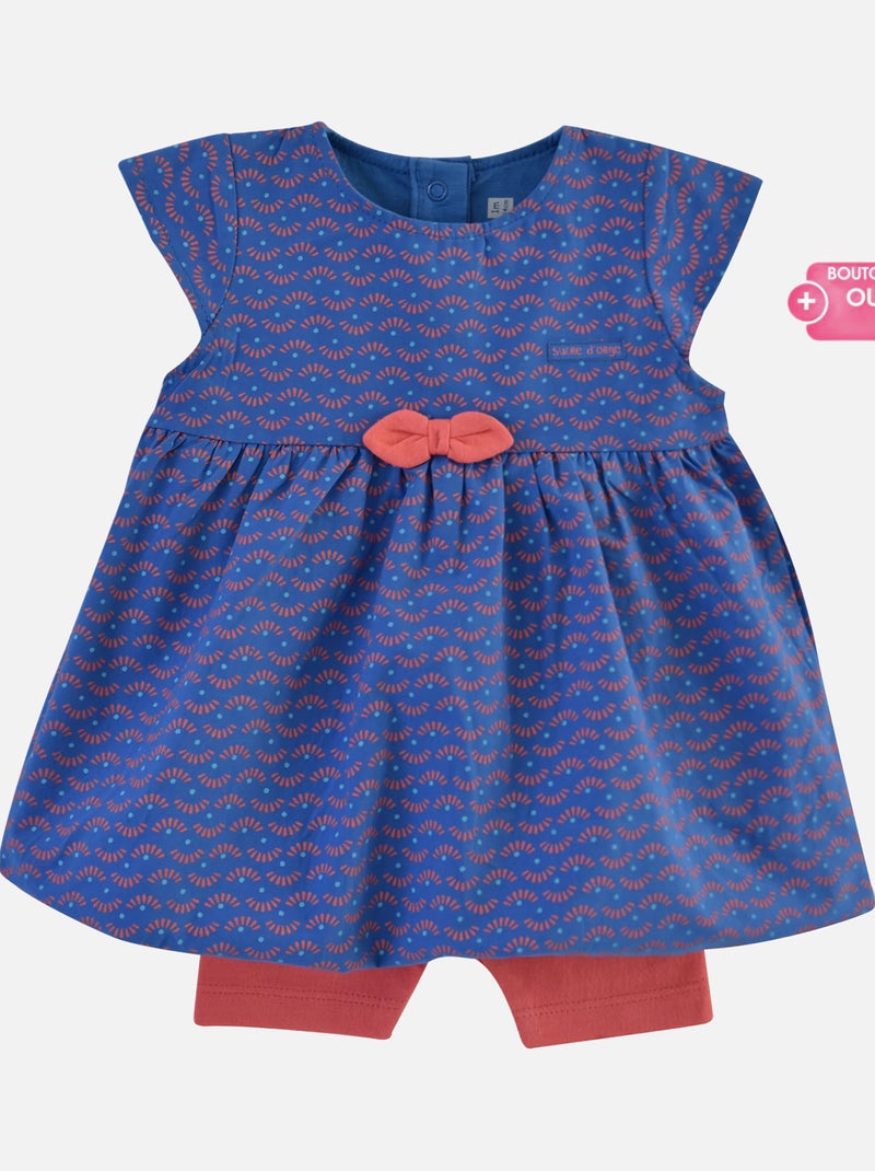 ROBE LEGGING EDA POPELINE NAISSANCE Blanc - Kiabi