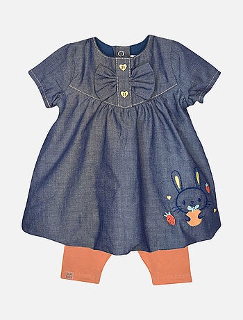 ROBE LEGGING GHISLAINE MANCHES COURTES NAISSANCE