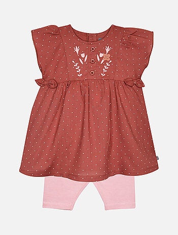 ROBE LEGGING GWENNAELLE VOILE BEBE