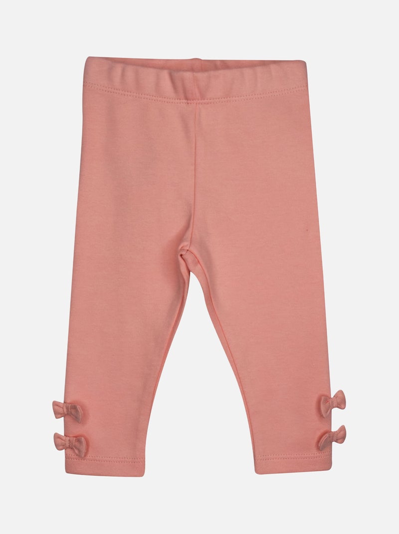 ROBE LEGGING INZA INTERLOCK MANCHES LONGUES BEBE Blanc - Kiabi