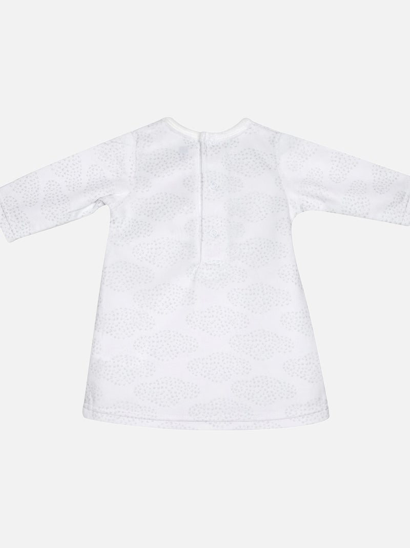 ROBE LEGGING JOSEFINE VELOURS DOUX NAISSANCE Gris - Kiabi