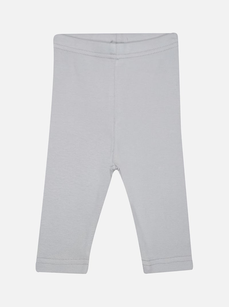 ROBE LEGGING JOSEFINE VELOURS DOUX NAISSANCE Gris - Kiabi