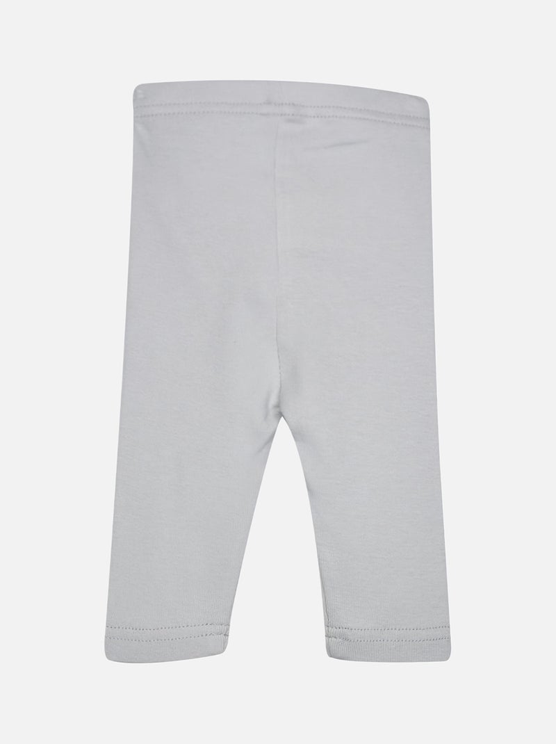 ROBE LEGGING JOSEFINE VELOURS DOUX NAISSANCE Gris - Kiabi