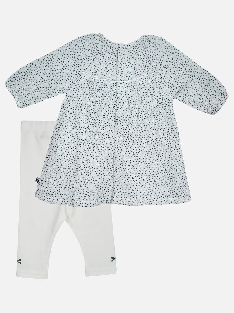 ROBE LEGGING MADISON MANCHES LONGUES Vert - Kiabi