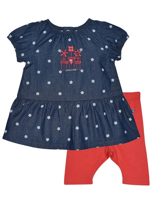 ROBE LEGGING NADEGE JEAN COURT NAISSANCE - Kiabi