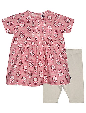 ROBE LEGGING NINON MANCHES COURTES BEBE