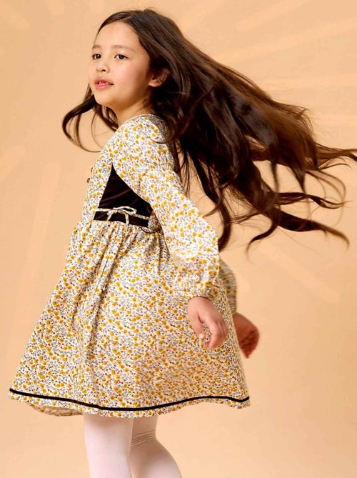 Robe Liberty  à Manches Longues   MARGOT - La Faute à Voltaire - Kiabi