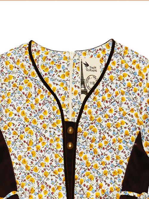 Robe Liberty  à Manches Longues   MARGOT - La Faute à Voltaire - Kiabi