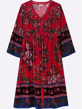Robe Longue - Taille Standard - Sheego