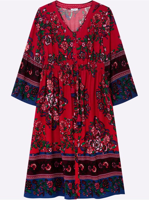 Robe Longue - Taille Standard - Sheego - Kiabi