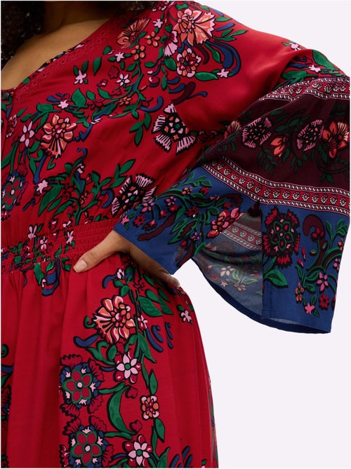 Robe Longue - Taille Standard - Sheego - Kiabi