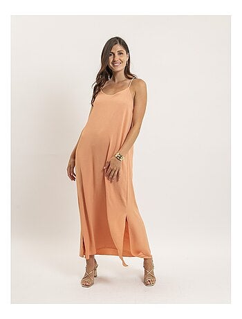 Robe longue à bretelles iggy