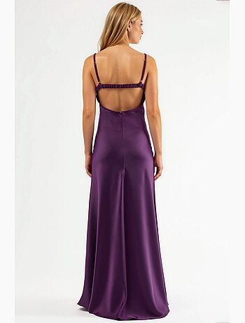 Robe longue à col cœur hiccup