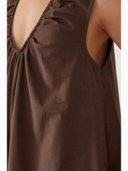 Robe longue à col en u hiccup - Kiabi Robe longue à col en u hiccup - Kiabi