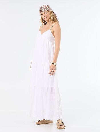 Robe longue à étages
