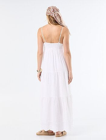 Robe longue à étages