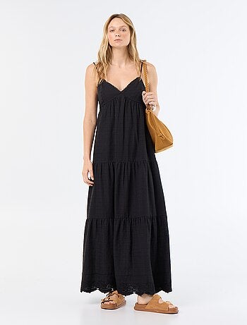 Robe longue à étages