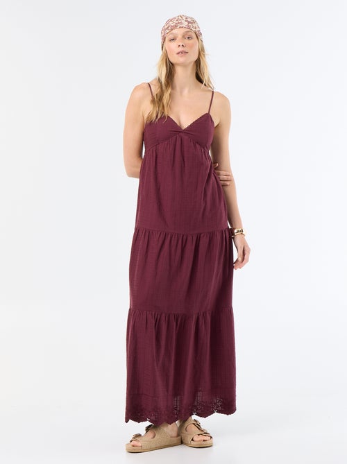 Robe longue à étages - Kiabi Robe longue à étages - Kiabi