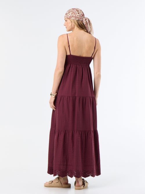 Robe longue à étages - Kiabi Robe longue à étages - Kiabi