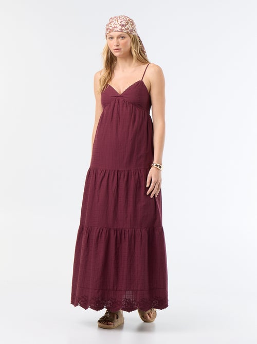 Robe longue à étages - Kiabi Robe longue à étages - Kiabi