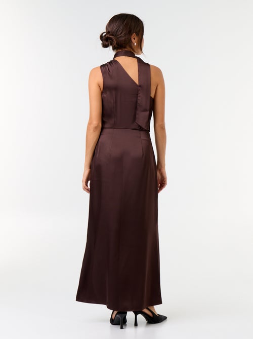 Robe longue à la coupe asymétrique - Kiabi Robe longue à la coupe asymétrique - Kiabi