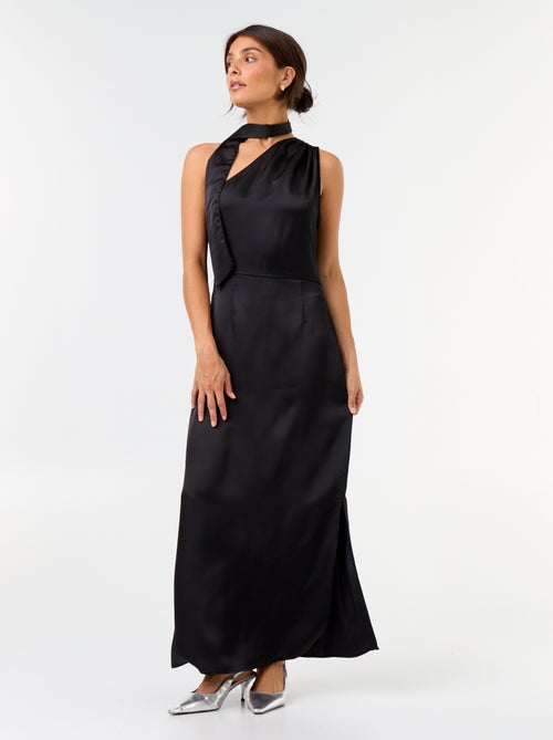 Robe longue à la coupe asymétrique - Kiabi Robe longue à la coupe asymétrique - Kiabi