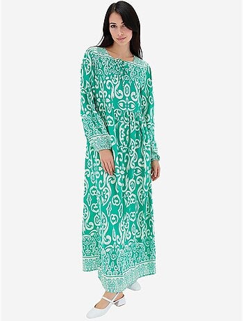 Robe longue à motifs bdart