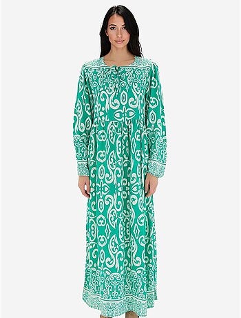 Robe longue à motifs bdart