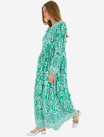Robe longue à motifs bdart