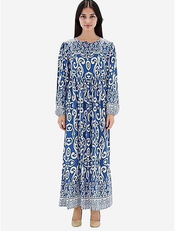 Robe longue à motifs bdart