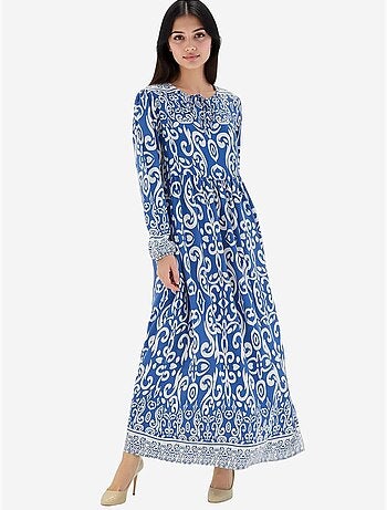 Robe longue à motifs bdart