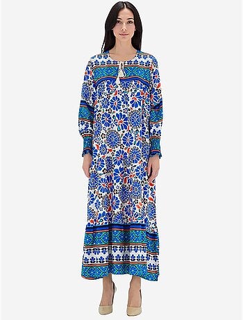 Robe longue à motifs bdart