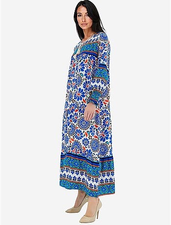 Robe longue à motifs bdart
