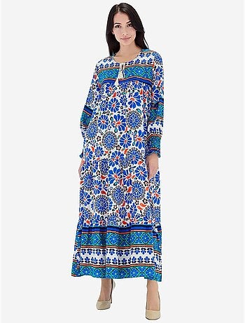 Robe longue à motifs bdart