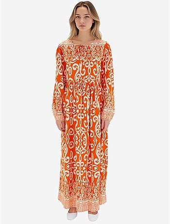 Robe longue à motifs bdart