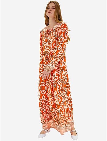 Robe longue à motifs bdart