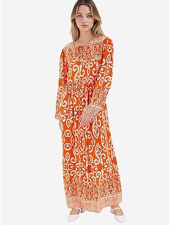 Robe longue à motifs bdart
