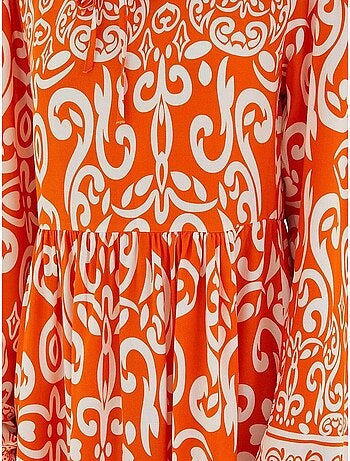 Robe longue à motifs bdart