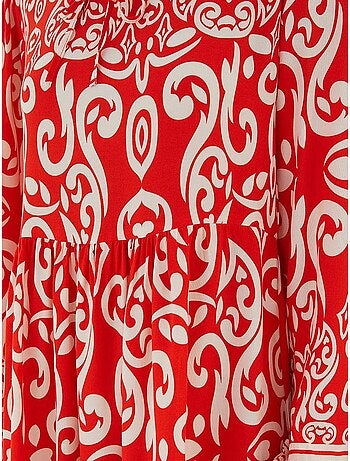 Robe longue à motifs bdart
