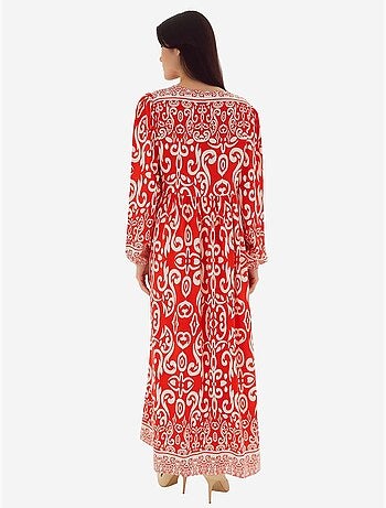 Robe longue à motifs bdart