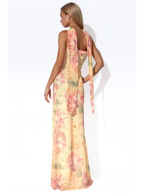 Robe longue à motifs sans bretelles hiccup - Kiabi